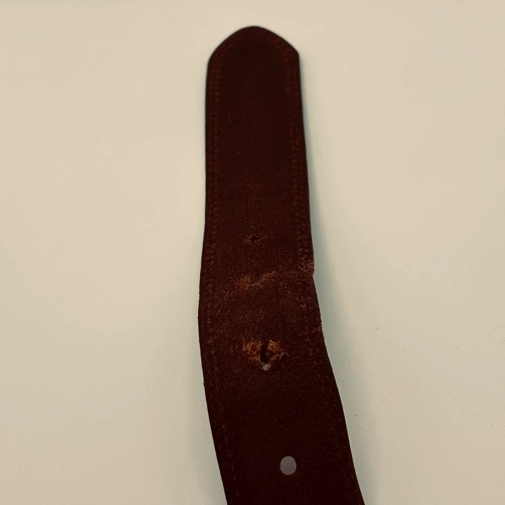 Browning genuine leather belt men's size 36 buckmark hunting outside outdoors